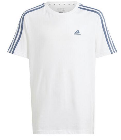 T-shirt ragazzo adidas essentials 3-stripes - bianco