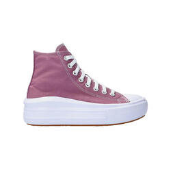 Baskets Converse Modèle Chuck Taylor All Star Move Hi Couleur Violet