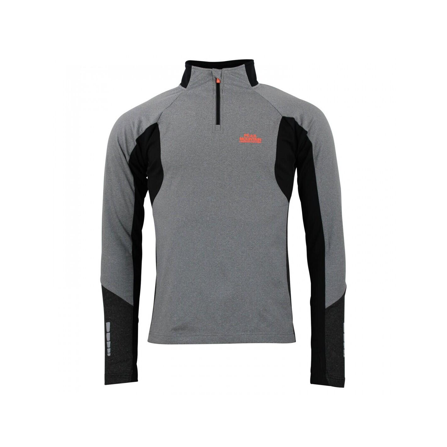 PEAK MOUNTAIN T-shirt con zip Peak Mountain