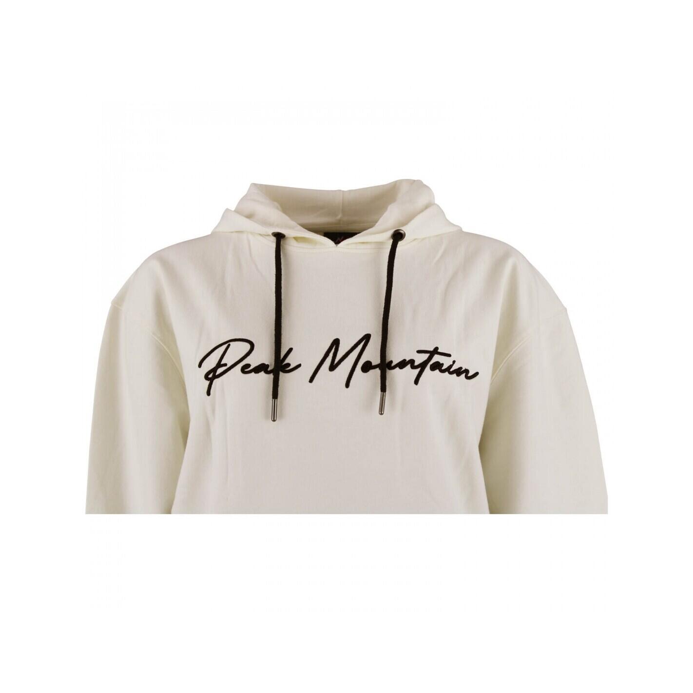 Sweatshirt Baumwolle Frau Peak Mountain French Terry 4/4