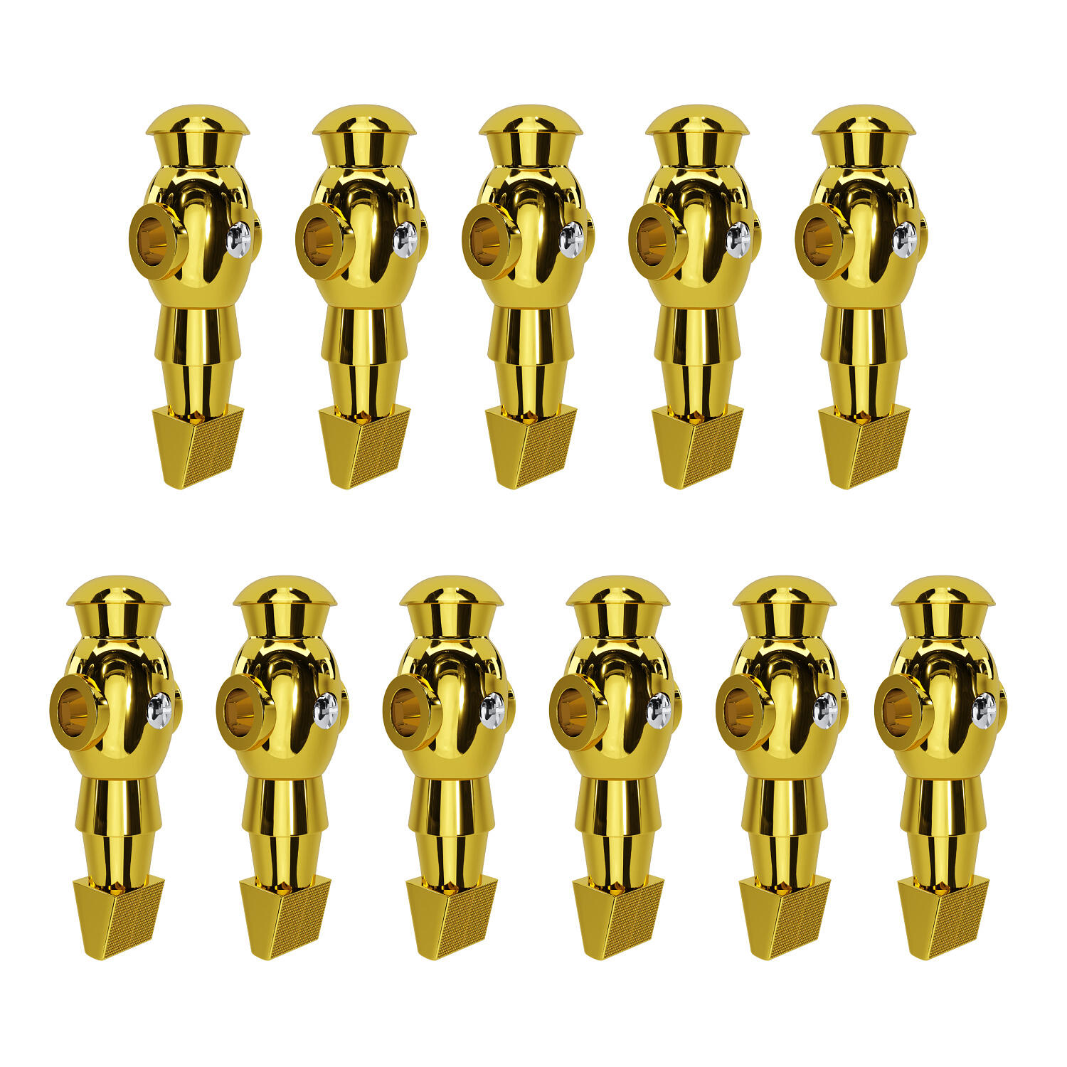 AUTOMATEN HOFFMANN Figura del calciatore Golden Goal senza compensazione del peso Oro 11er Team