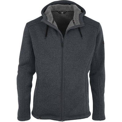 Polar-Strickfleecejacke Jachenau mit Kapuze