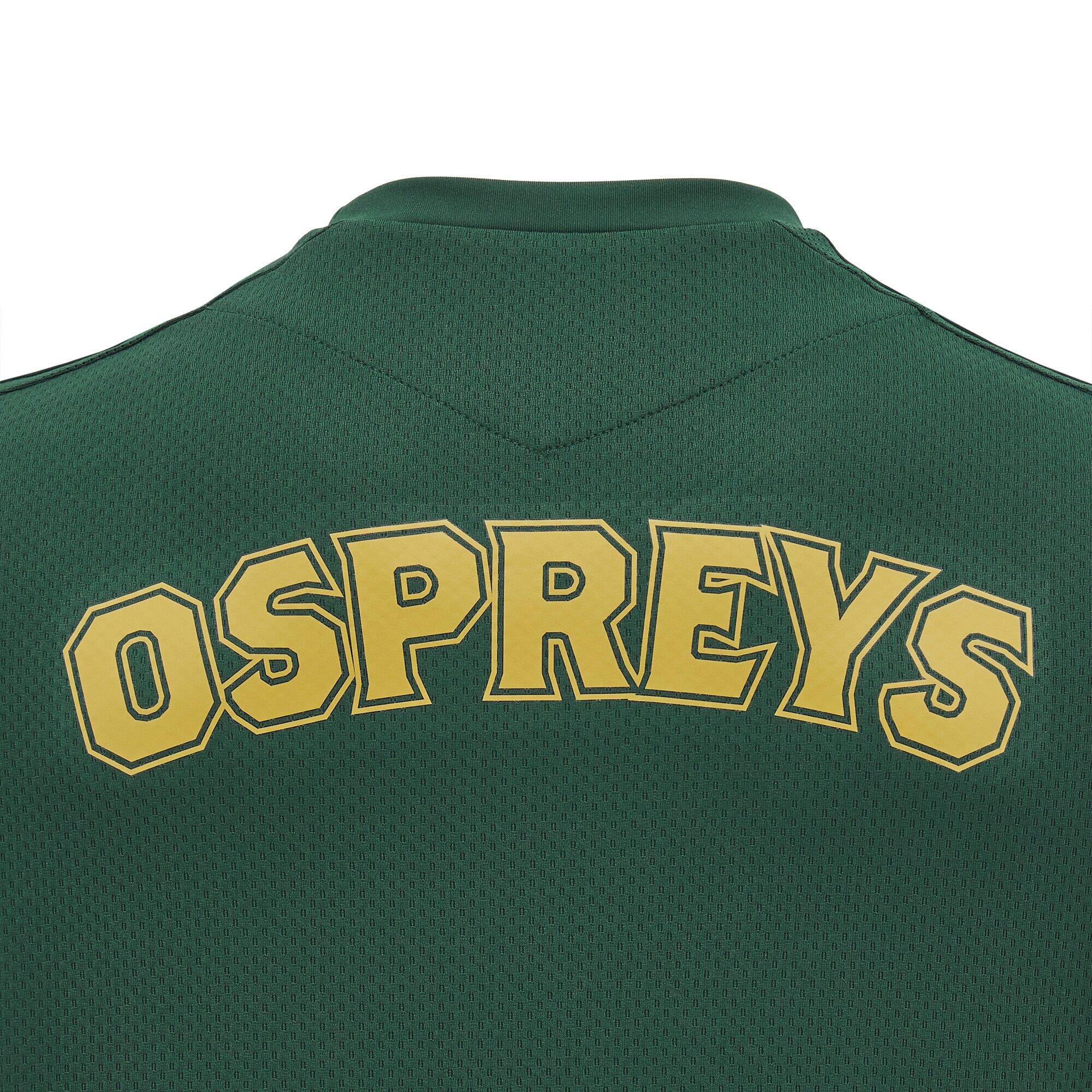 Ospreys Rugby 2024/25 Adults Long Sleeve Poly Training T- Shirt 5/5