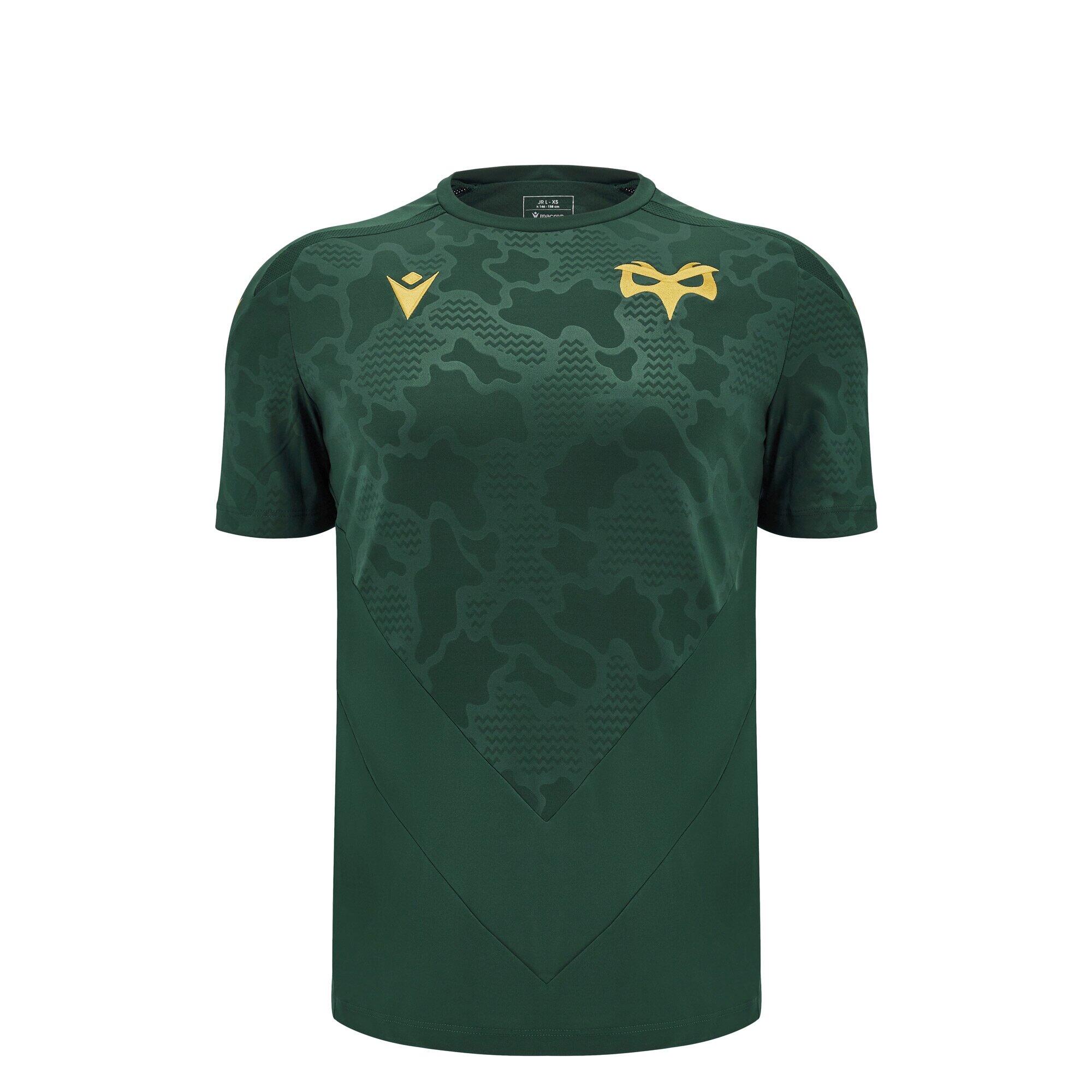 MACRON Ospreys Rugby 2024/25 Kids Poly Training T- Shirt
