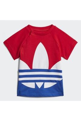 T-shirt bambino adidas big trefoil tee - ge1968
