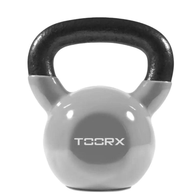 Kettlebell - Vinyl - 20 kg - Grijs