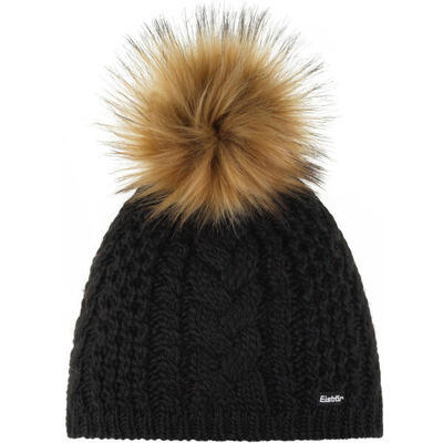Berretto Afra Lux da donna con pompon cappello invernale in pile caldo merino