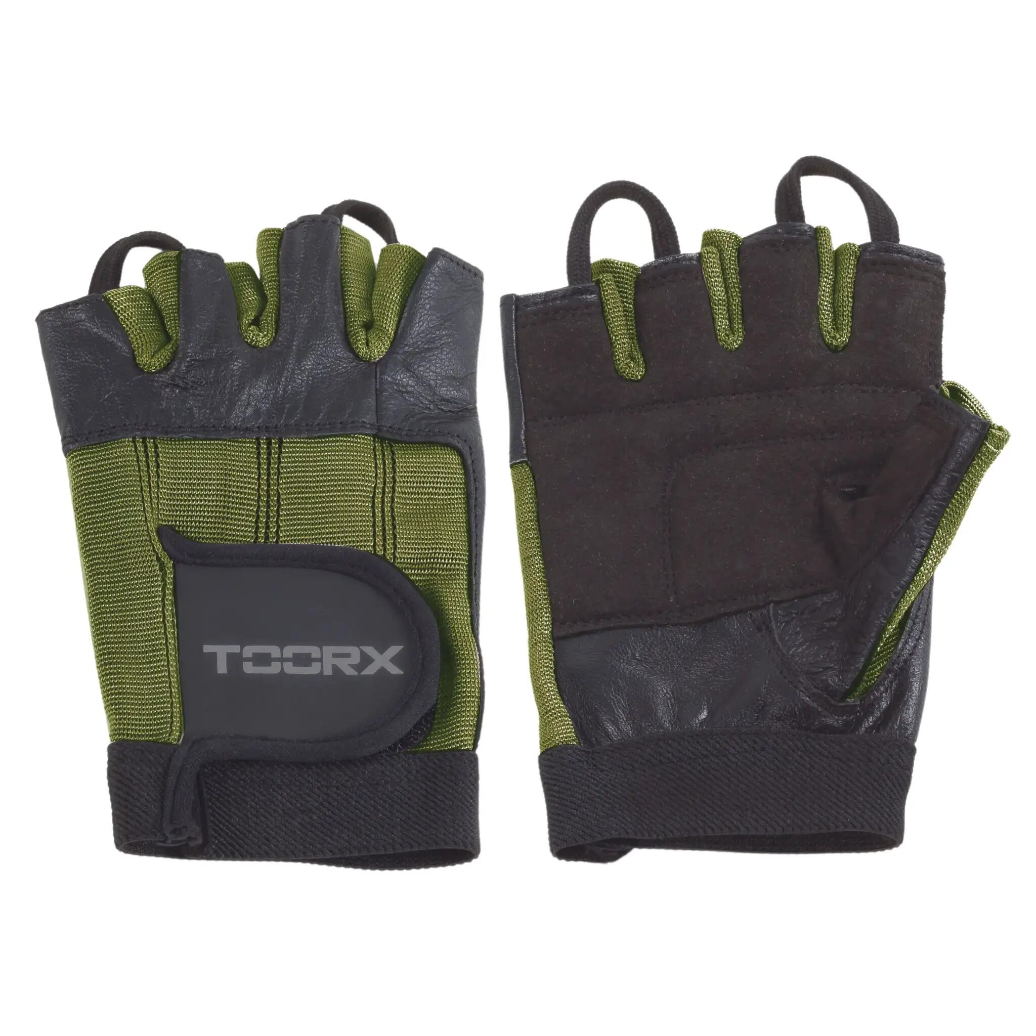 Toorx - Gants De Fitness - Cuir - Vert - Taille: S - Gants - Noir - Petit - Decathlon