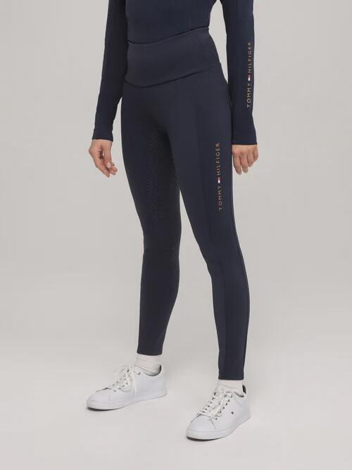TOMMY HILFIGER EQUESTRIAN Tommy Hilfiger Equestrian Delaware Hoge Taille Full Grip Legging Dames Blauw