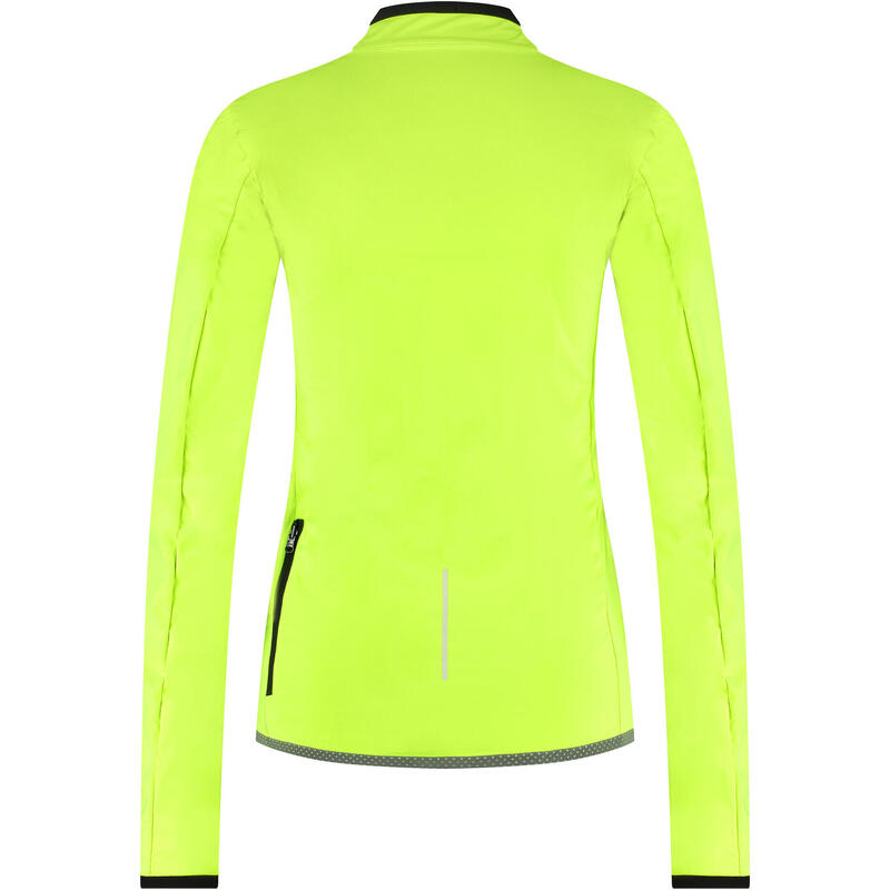 SHIMANO WINDFLEX dames regenjack, neongeel