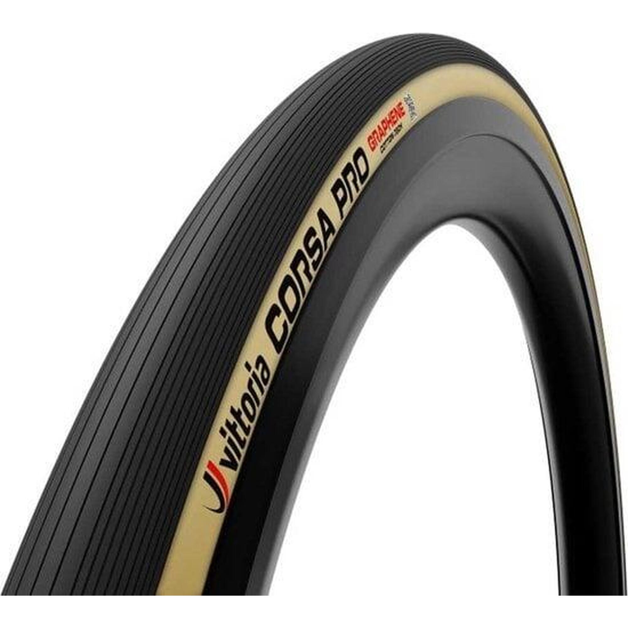 Cubierta plegable Corsa Pro 28 TLR - negro/beige