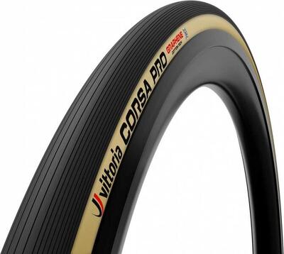 Cubierta plegable Corsa Pro 28 TLR - negro/beige