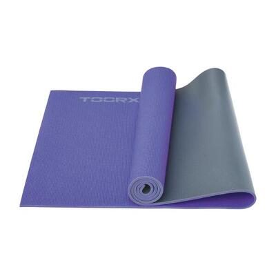 Yogamat - 173 x 60 x 0.6 cm - dual color - groen en antraciet
