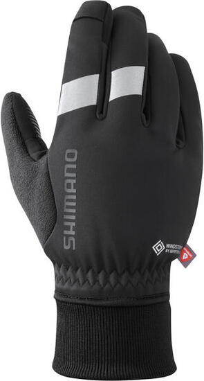 Guanti da ciclismo WINDSTOPPER Primaloft nero