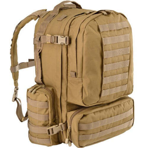 Defcon 5 Rucksack, extrem modular, 60 Liter – Khaki