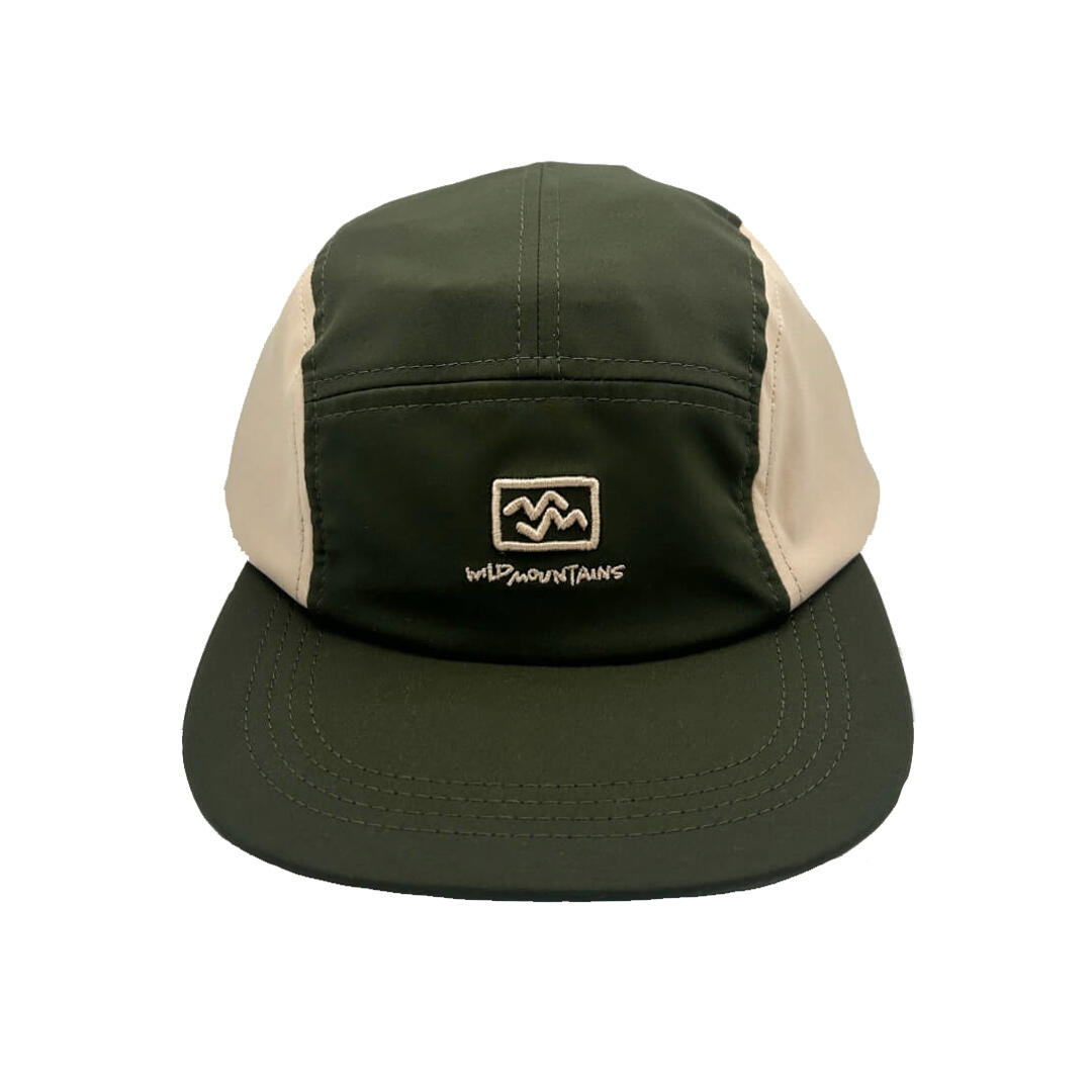 Boné camper bordado caqui