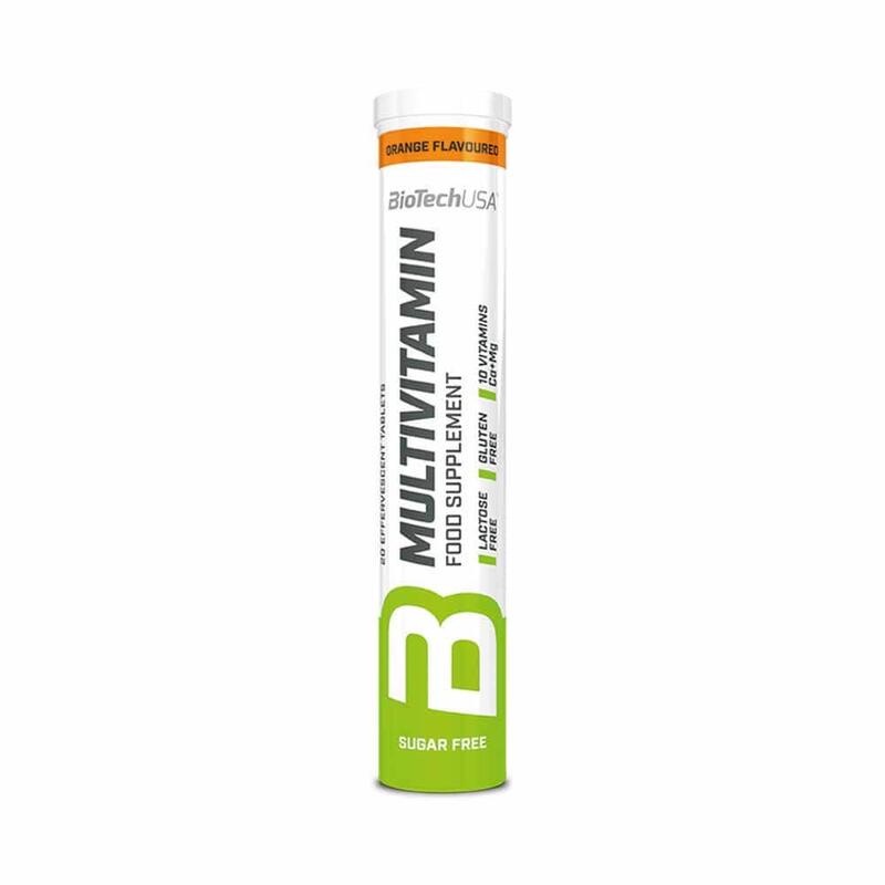 Multivitamin - 20 effervescent tablets Laranja da Biotech USA PROMOÇÃO      5,90€ 6,90€ -14%    * 13/05/2025 até rutura de stock  Preço por quantidade 59,00€kg BIOTECHUSA Multivitamin - 20 effervescent tablets Laranja da Biotech USAVendido e expedido por: Masmusculo    