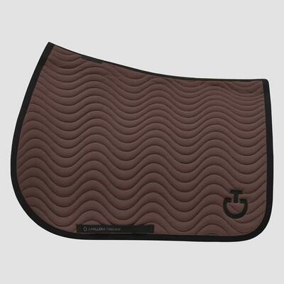 Cavalleria toscana quilted wave jersey zadeldek bruin (4300)