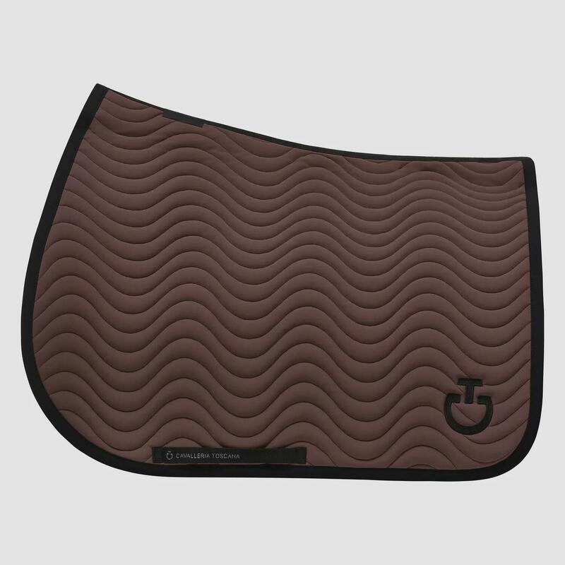 Paardrijden - Unisex -  Tortora (4300) - -quilted Wave Jersey Saddle Pad