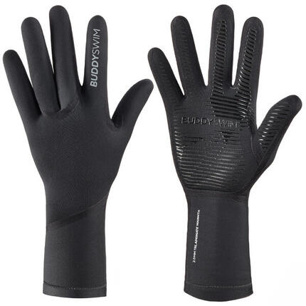 Neopreen Handschoenen 2,5 mm Open Water Zwemmen Buddyswim Zwart
