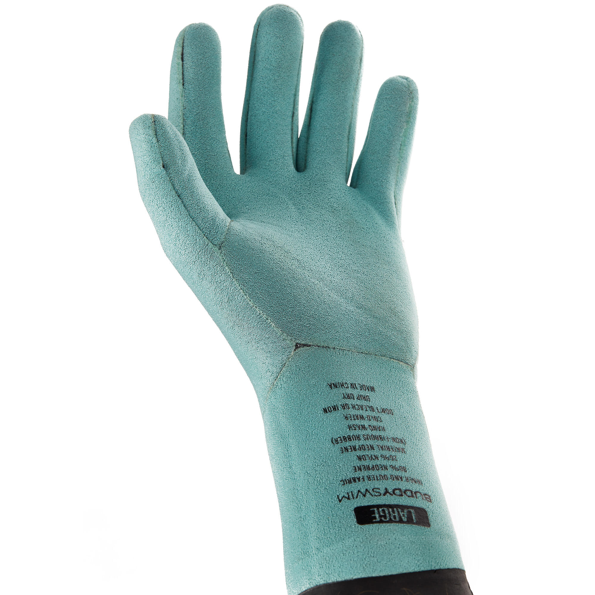 Neopreen Handschoenen 2,5 mm Open Water Zwemmen Buddyswim Zwart 4/5