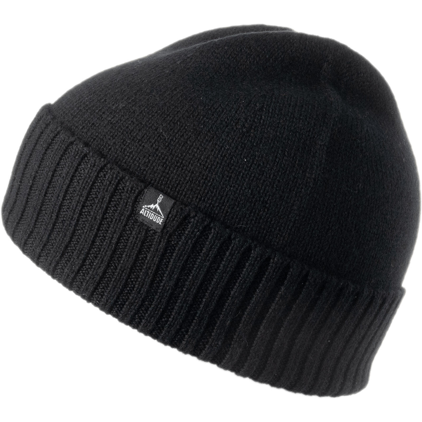 ALTIDUDE Wintermütze Plain Fein Strickmütze Unisex Beanie Mütze 100% Merino Wolle