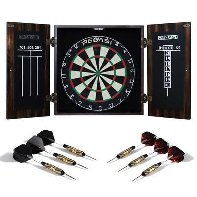 Pegasi dartbord cabinet set pro