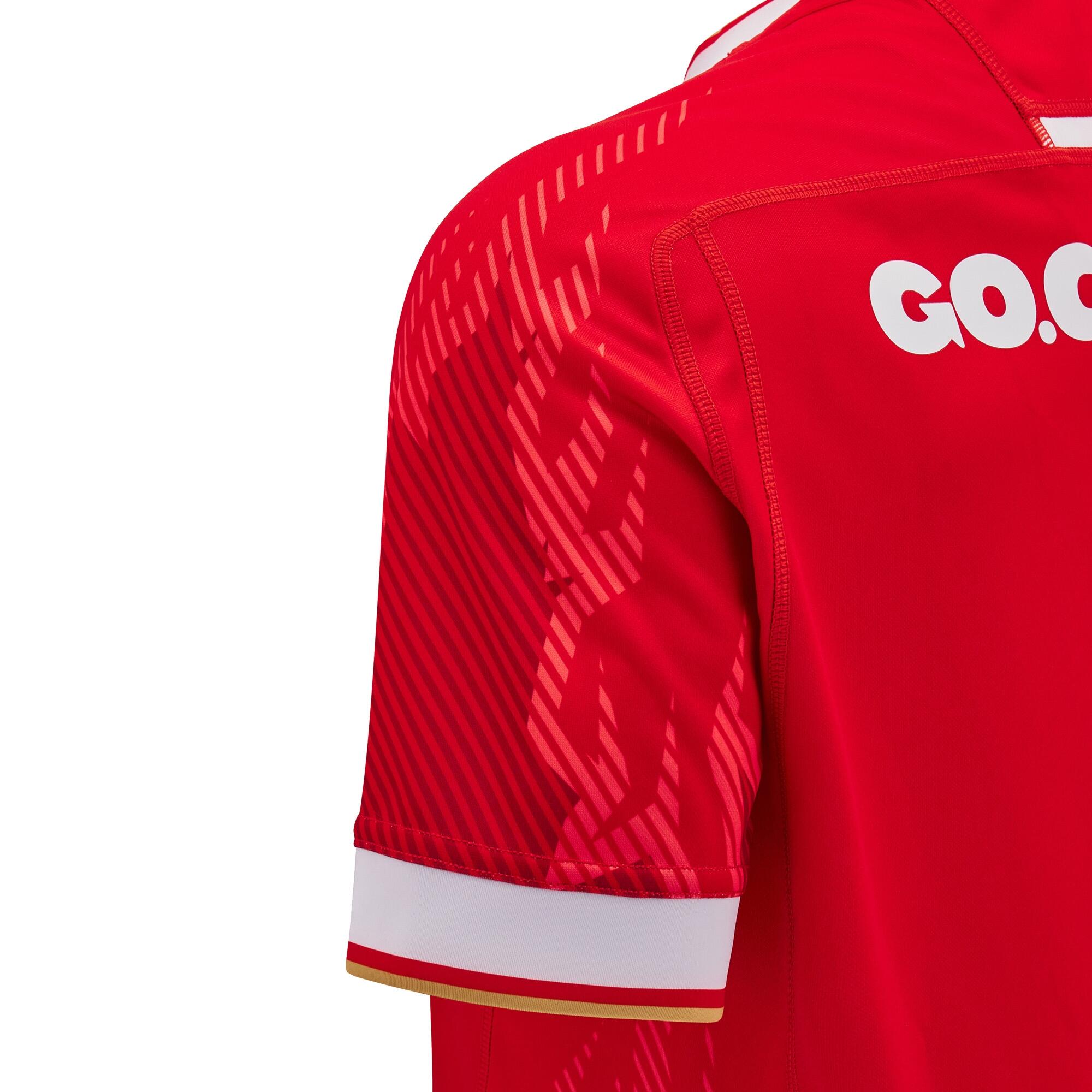Wales WRU 2024/25 Kids Six Nations Home Rugby Shirt 4/6