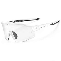 Rockbros 10172 lunettes de cyclisme photochromiques UV400 - blanc