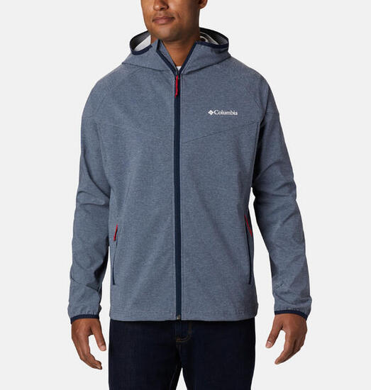 Veste softshell Heather Canyon homme bleu Drypotec imperméable