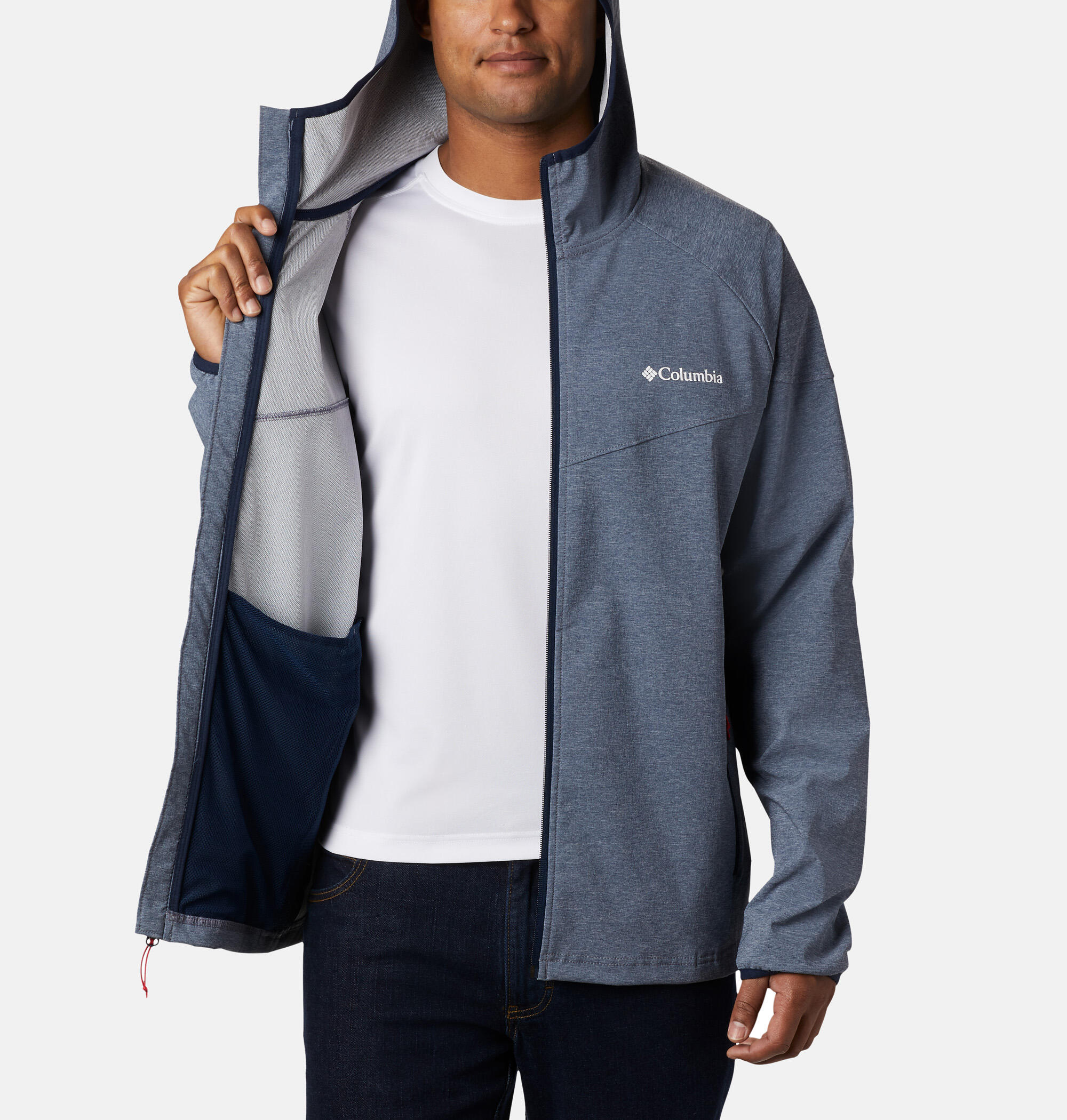 Veste softshell Heather Canyon homme bleu Drypotec imperméable 2/5
