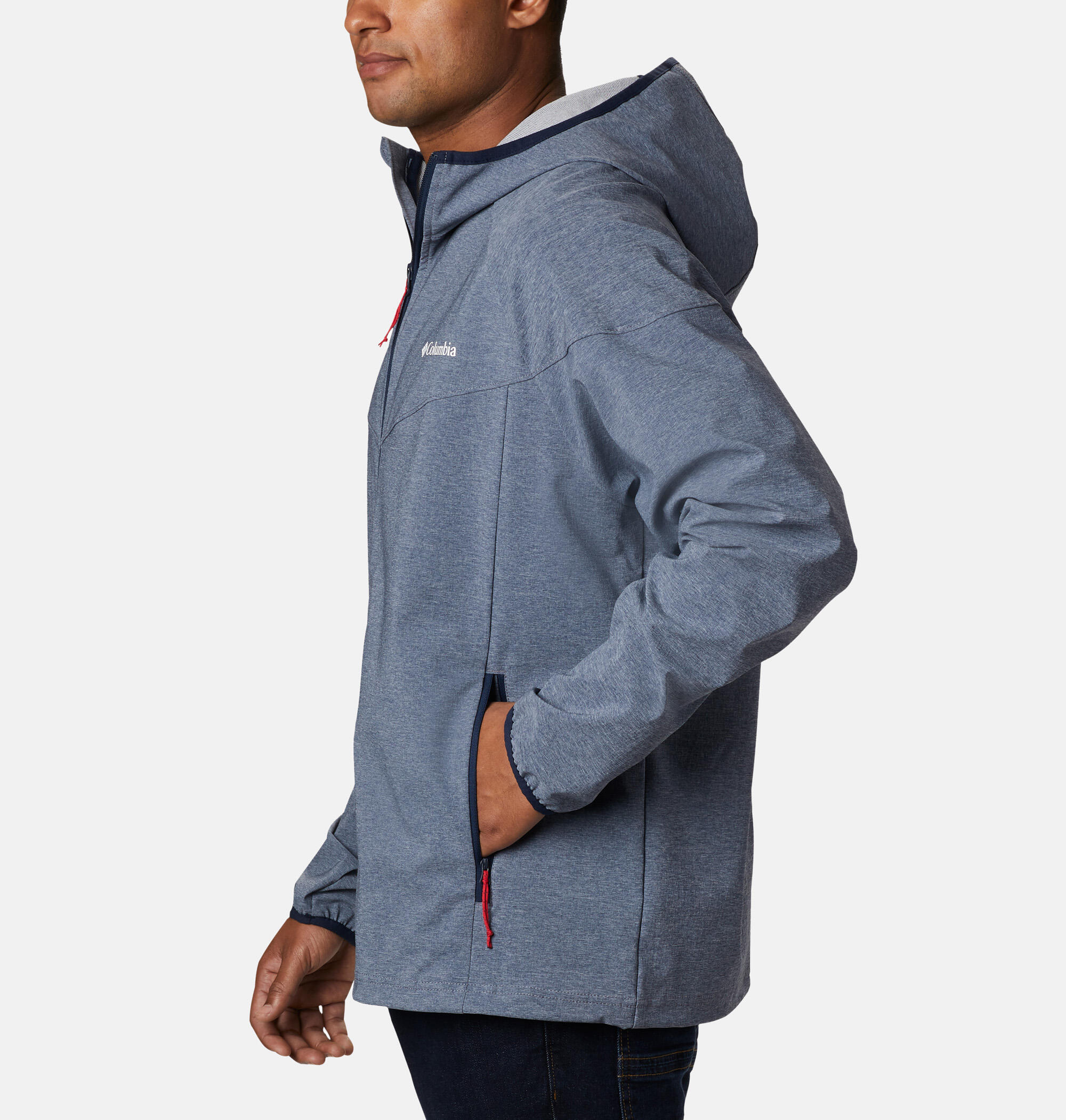 Veste softshell Heather Canyon homme bleu Drypotec imperméable 3/5