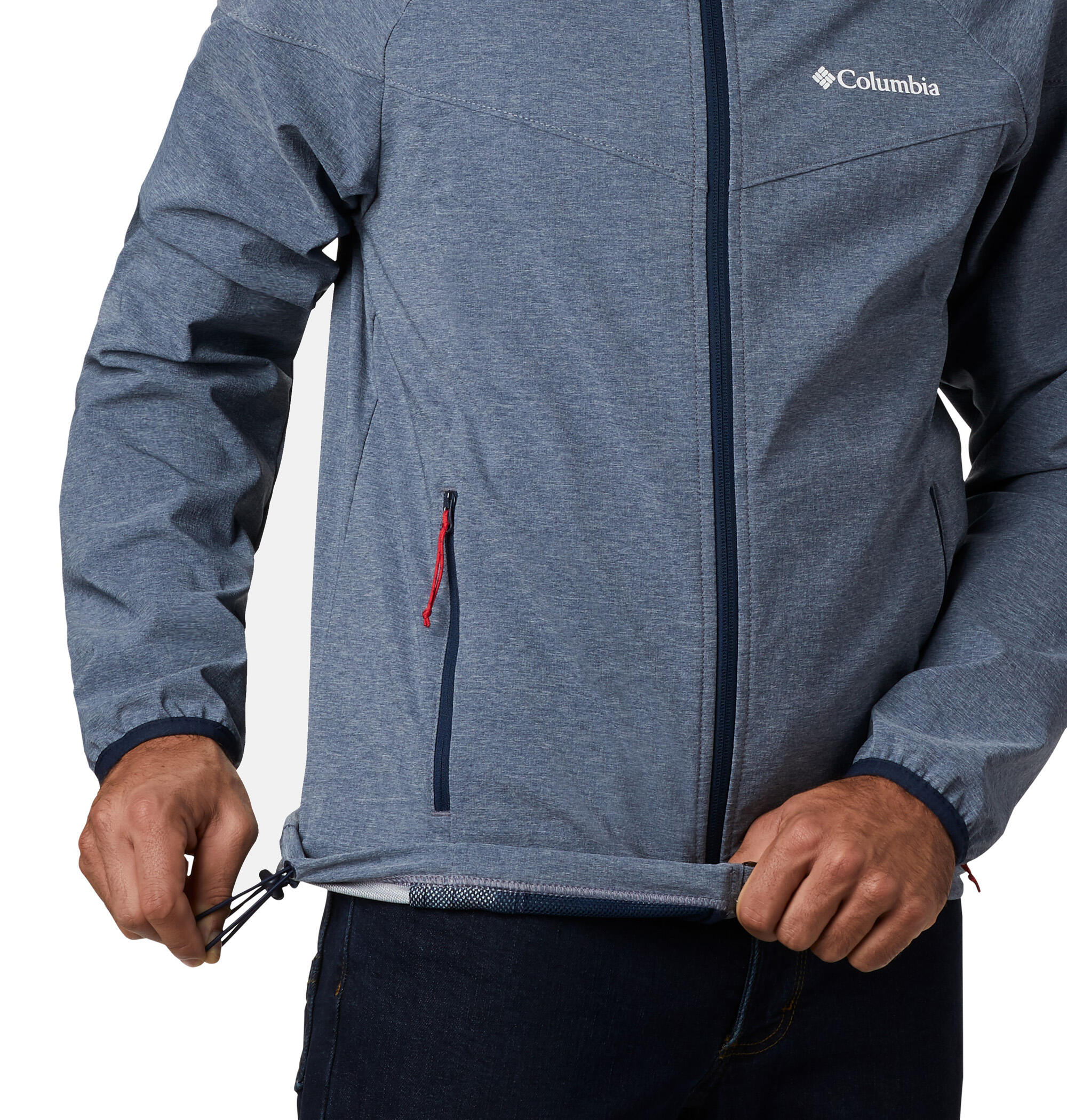 Veste softshell Heather Canyon homme bleu Drypotec imperméable 4/5