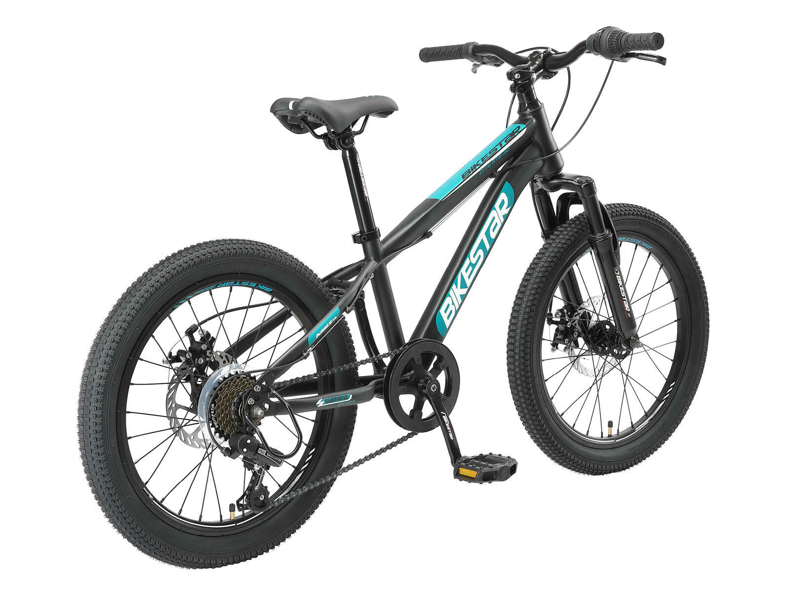 MTB 20" Kinderrad 6 Jahre, hardtail, 7 Gang, Scheibenbremse 3/7