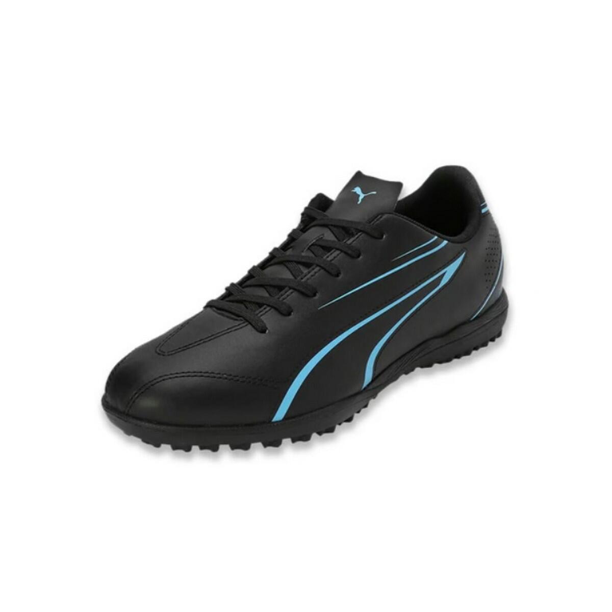 Scarpe Da Calcio Ragazzi Puma Vitoria TT Nero Blu Luminoso 2/4