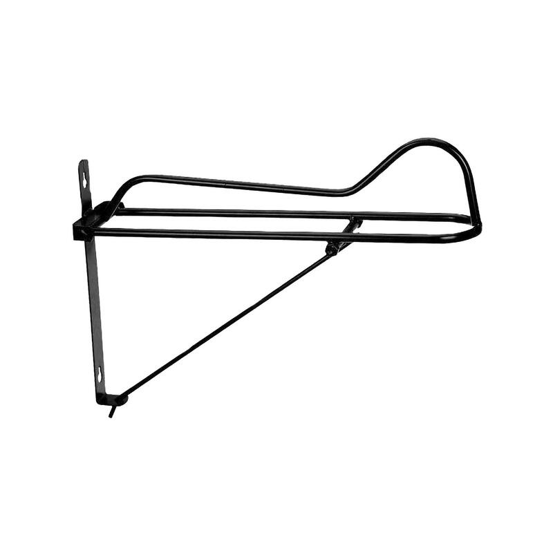 Porte-selle western rabattable mural