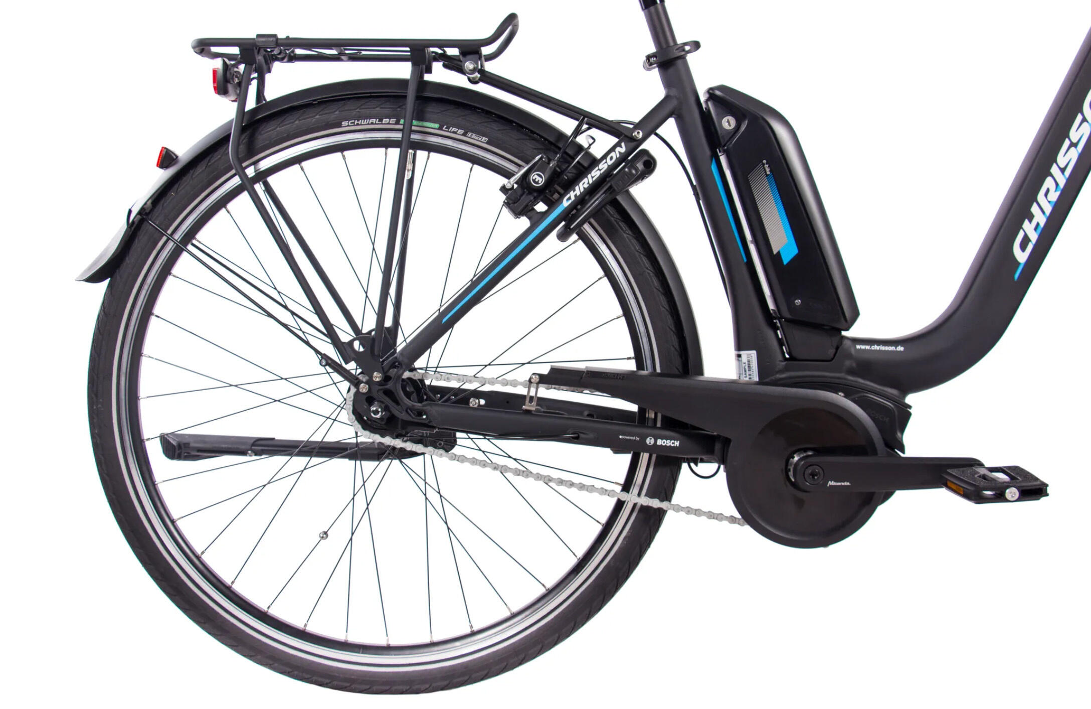 Chrisson Elektrische stadträder E-Cassiopea 28 Zoll 50 cm Damen 7G Felgenbremse 5/7