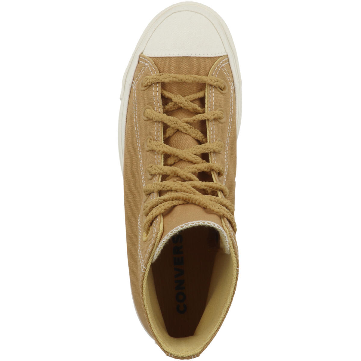 Chaussures Femmes Converse Chuck Taylor All Star Lift Workwear High Top Jaune 2/6