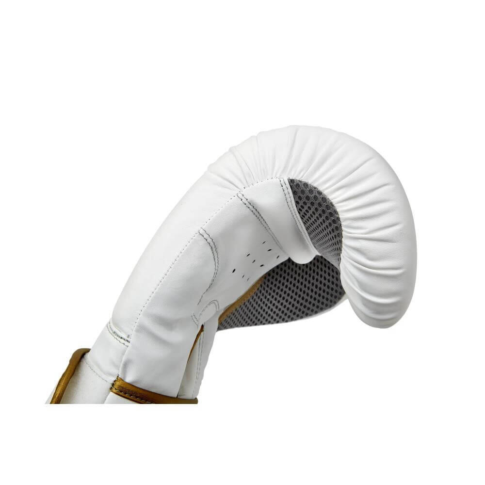Reebok Boxing Gloves - Gold/White 3/5