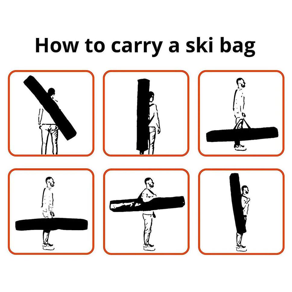Pokrowiec na 2 pary nart Snowsport Prestige Double Ski Bag
