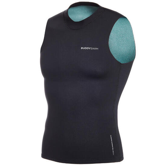 Gilet en néoprène 1.5mm pour la natation en eau libre Buddyswim noir