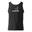 Unisex Fitness ärmelloses Tanktop schwarz