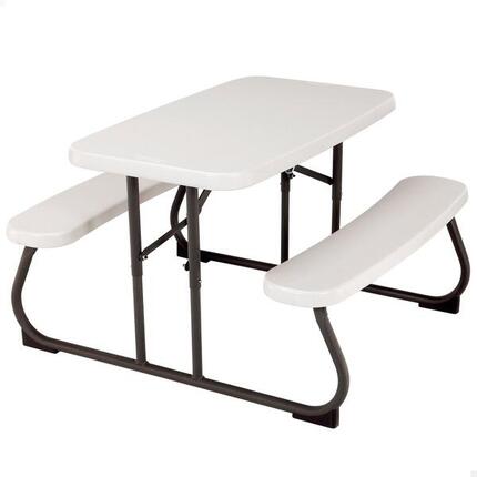 Table Picnic Enfants Rectangulaire Pliante Beige (4 places) LIFETIME #280094