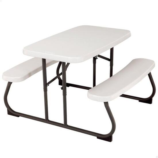 Table Picnic Enfants Rectangulaire Pliante Beige (4 places) LIFETIME #280094