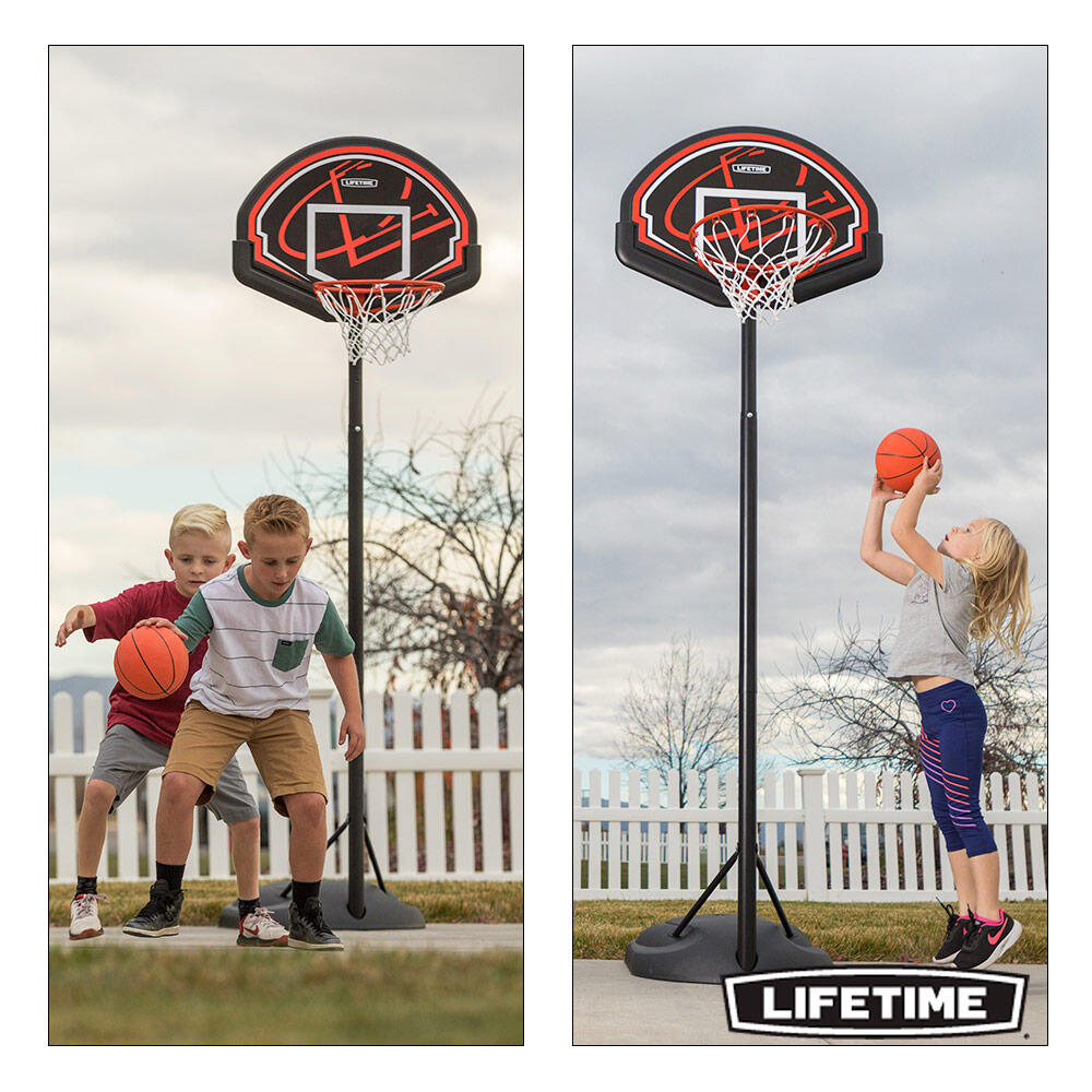 Basketball Basketballkorb höhenverstellbar mit Standfuß 244–305cm LIFETIME 90022 4/6