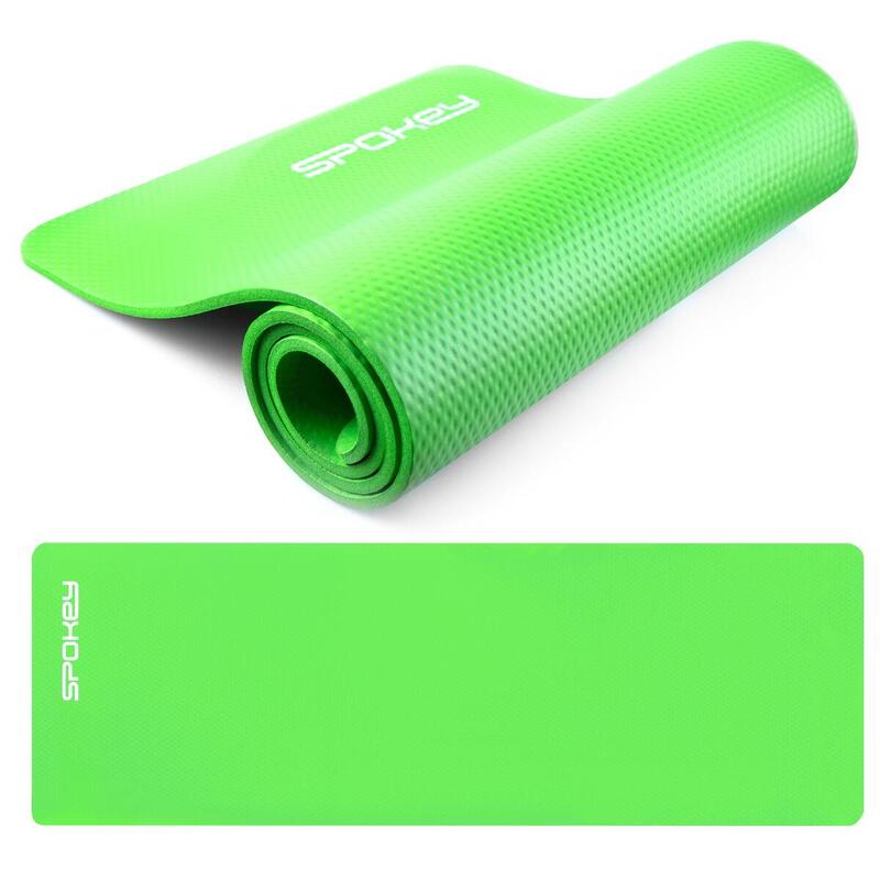 Saltea fitness Spokey SOFTMAT, 180x60 cm, grosime 1 cm, verde