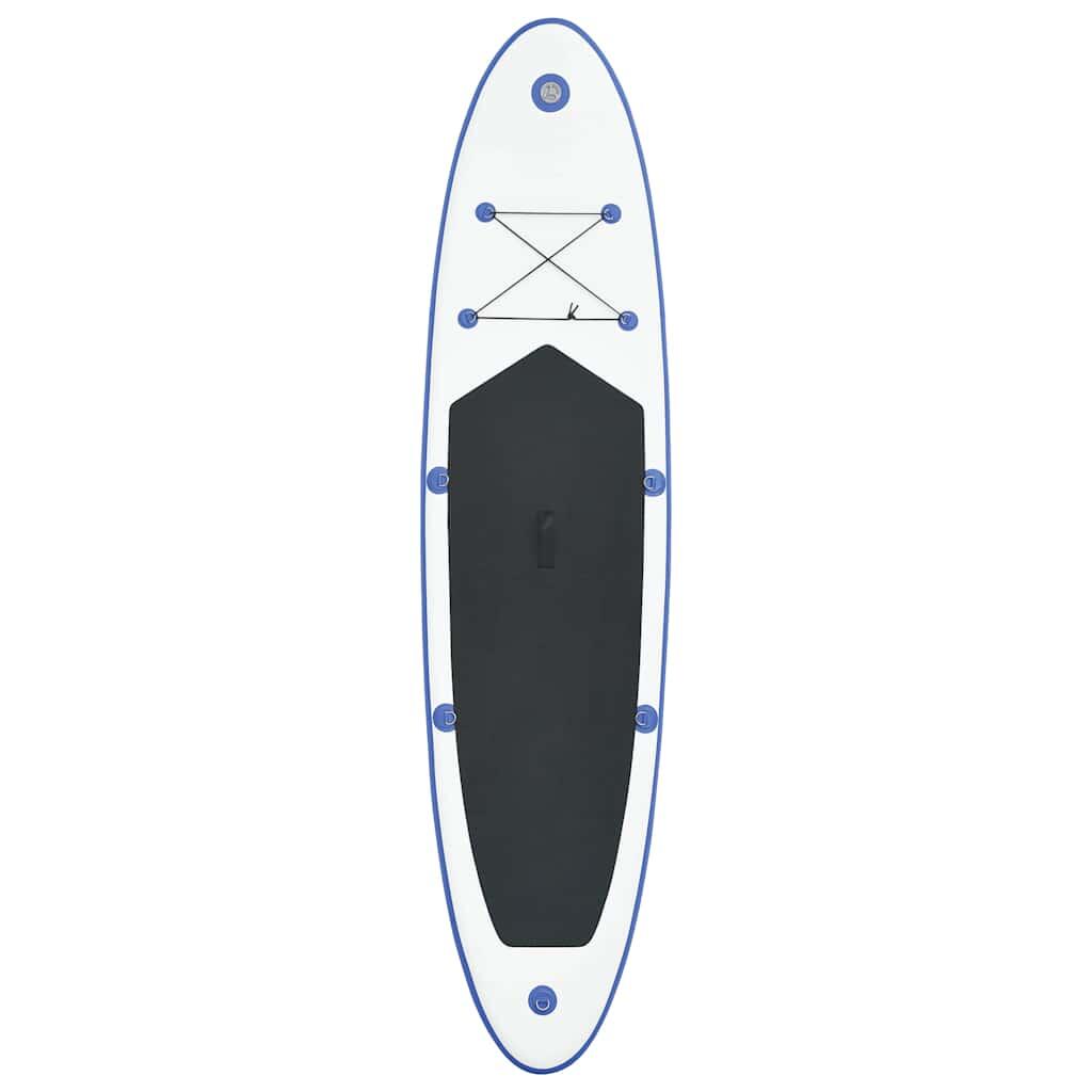 Set de paddel surf tabla SUP inflable azul y blanco 3/7
