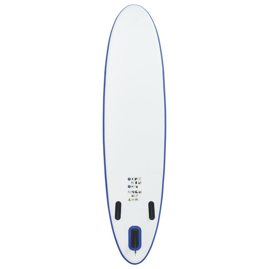vidaXL SUP inflable azul y blanco 390 x 81 x 10 cm 4/7