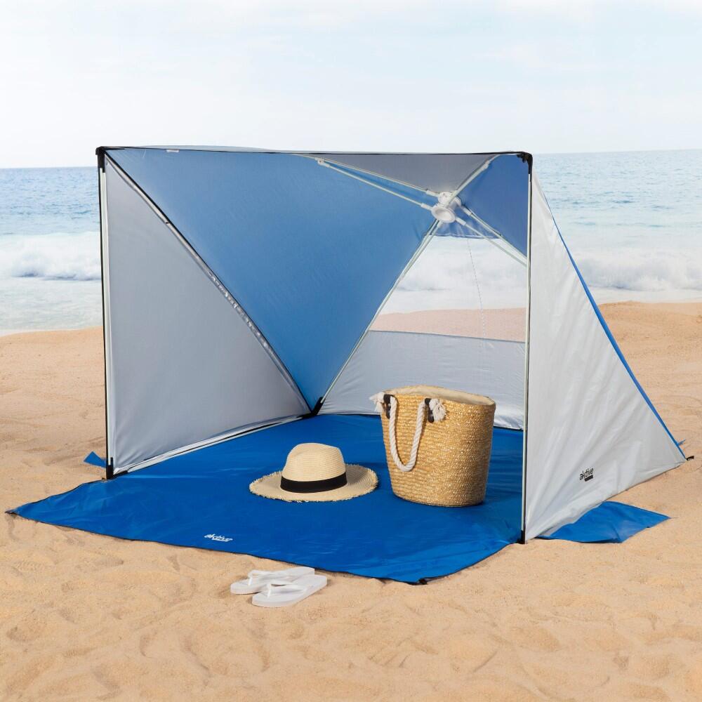 Aktive Tenda corta-vento e tenda de praia pop-up para 2 pessoas UV50 c/chão 5/7