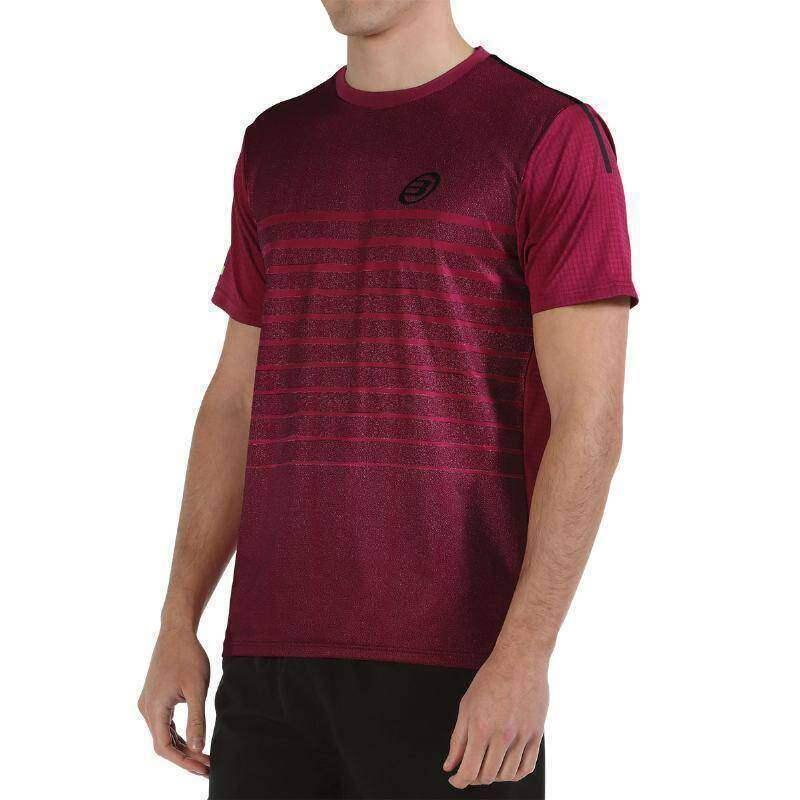 Camiseta Bullpadel Litis Vino Bordeaux 3/5